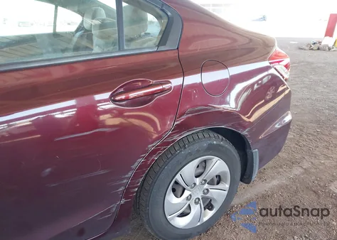 2013 Honda Civic Lx из США, поврежденный, VIN 19XFB2F51DE009435